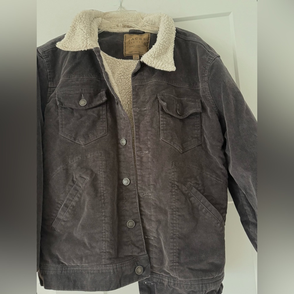 Jachs New York Sherpa Lined Corduroy Trucker Jacket, NWOT Size Large - Picture 10 of 14